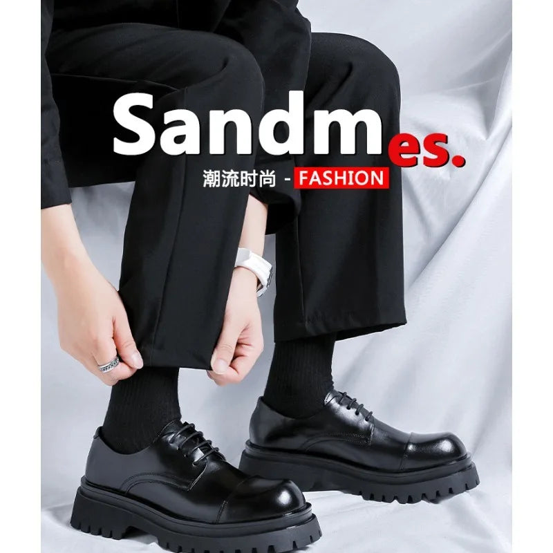Men’s Fashion Leather Shoes – Versatile Party & Office Footwear