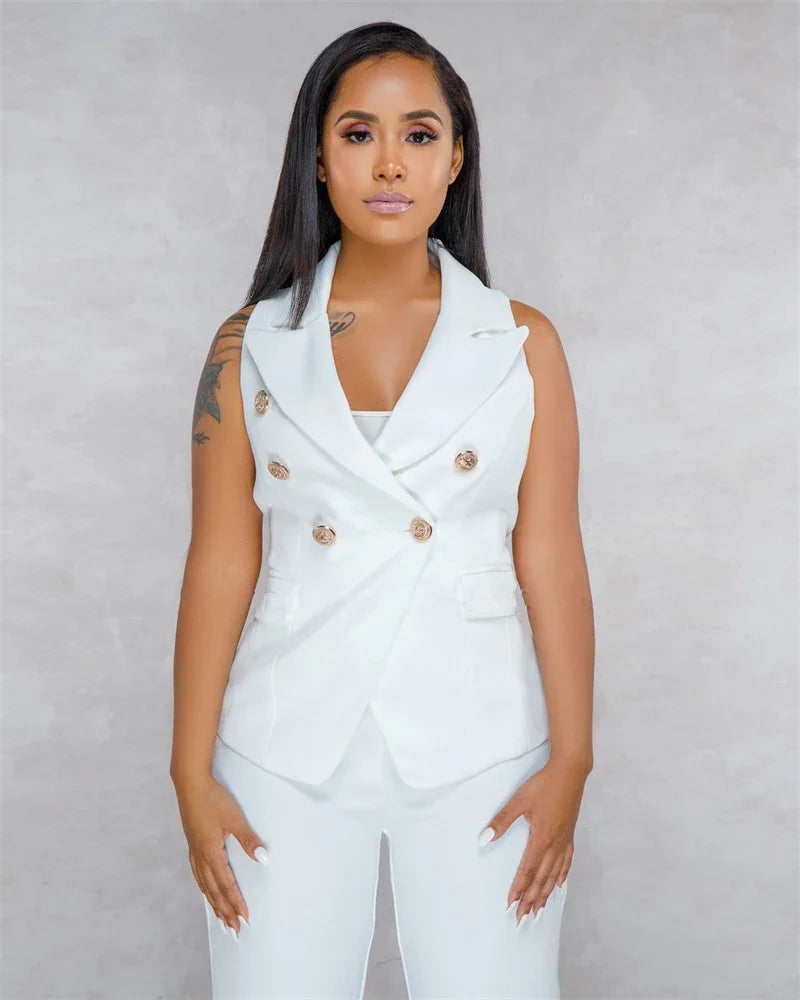 AMEHE Women’s 2-Piece Office Matching Suit Set