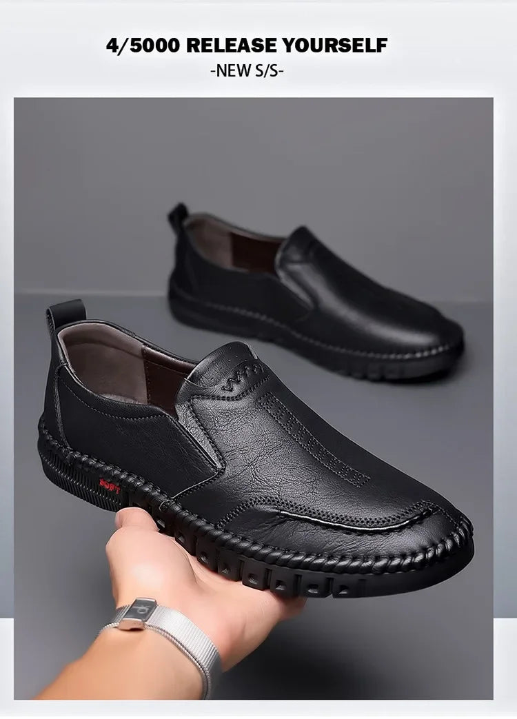 Men’s Business Casual Loafers – Comfortable Leather Shoes