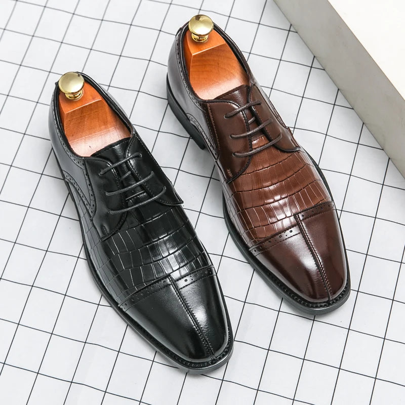 Men’s British Style Leather Shoes – Casual & Formal Footwear