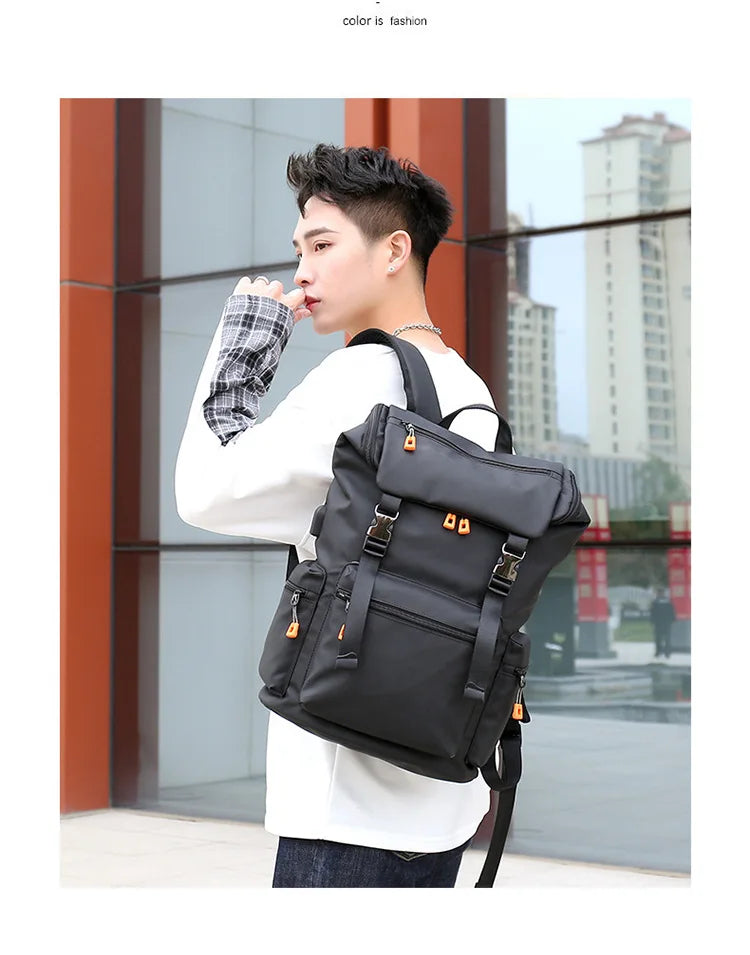 Men’s Travel & Business Backpack – Large Capacity Laptop Bag