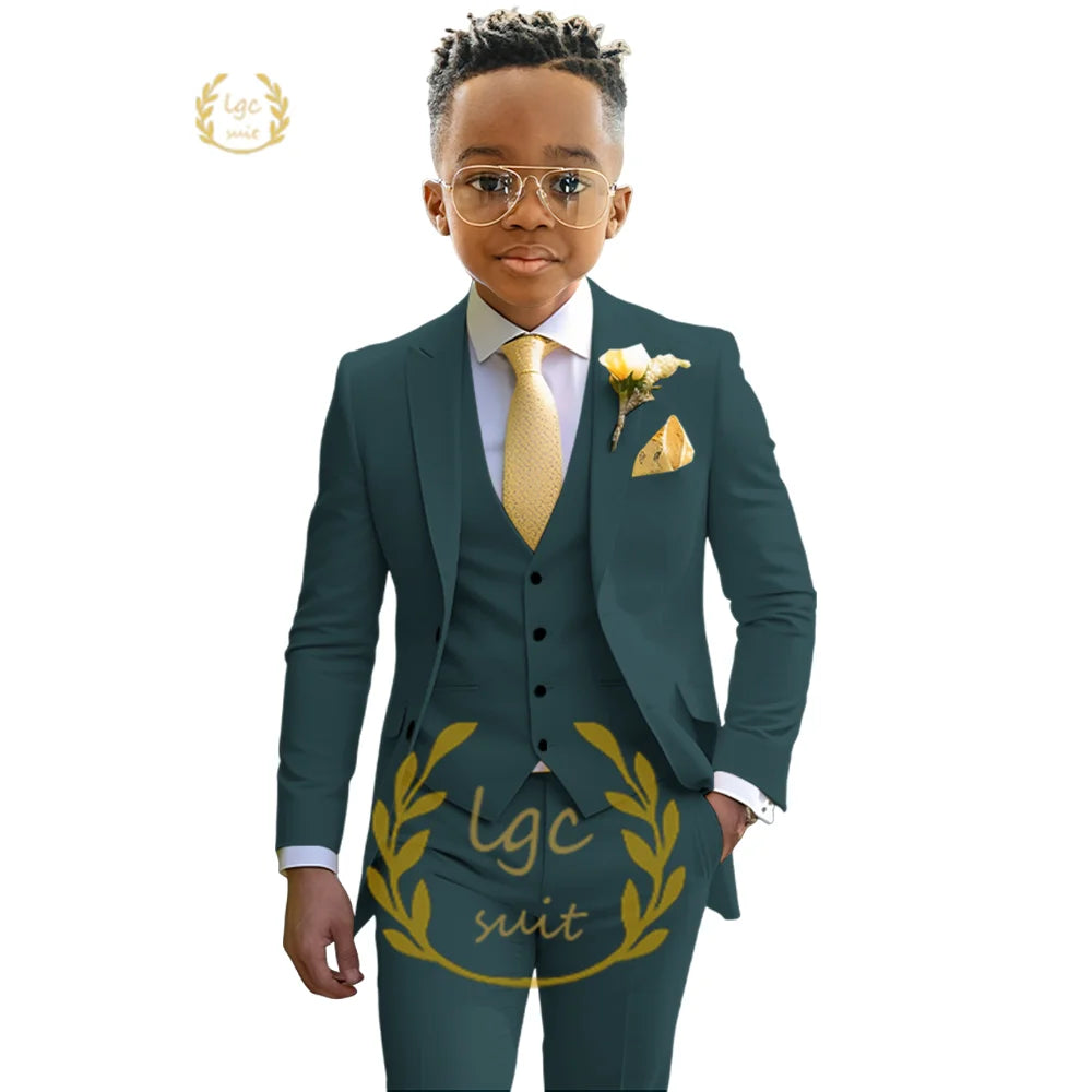 Boys’ Dress Suit – Ivory Wedding & Dinner Ceremony Outfit