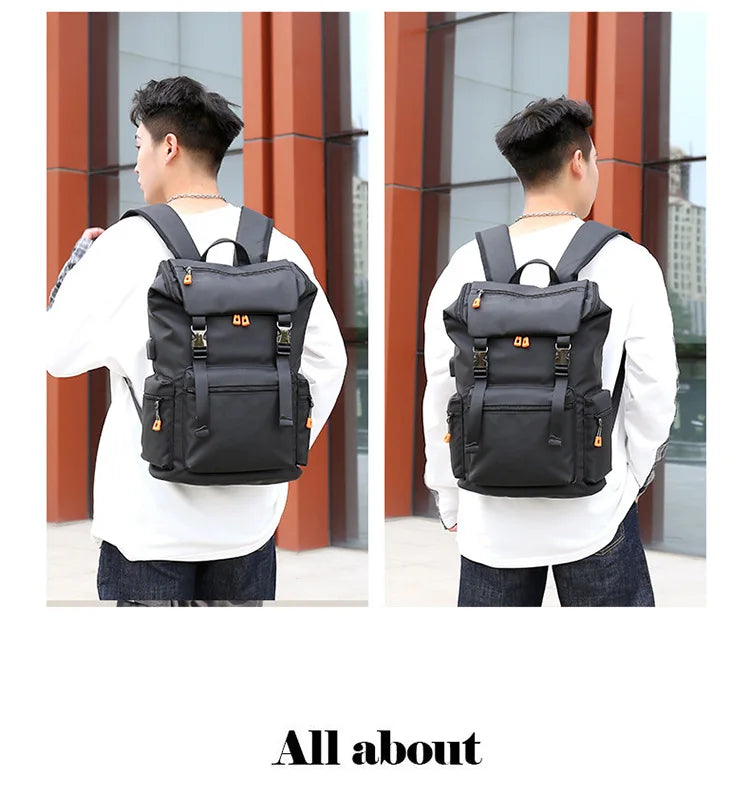 Men’s Travel & Business Backpack – Large Capacity Laptop Bag