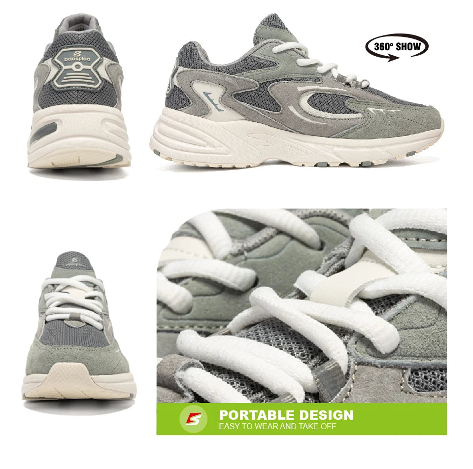 Men’s Running Shoes – Lightweight Breathable Mesh Sneakers for Walking, Training & Outdoor Sports