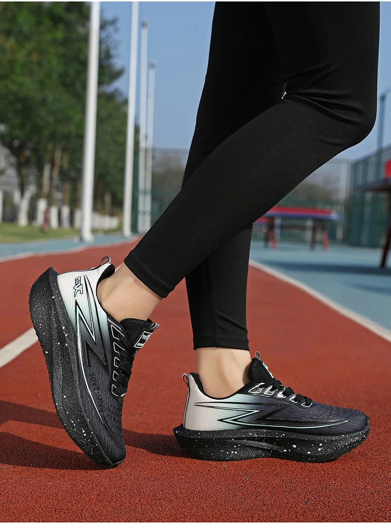 Lightweight Carbon Plate Running Shoes – Men’s & Women’s Athletic Sneakers for Marathon, Walking & Training