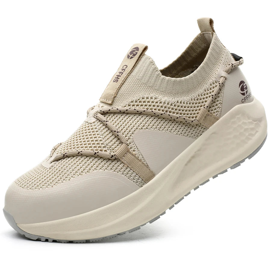 Platform Steel Toe Safety Shoes – Comfortable Work Sneakers