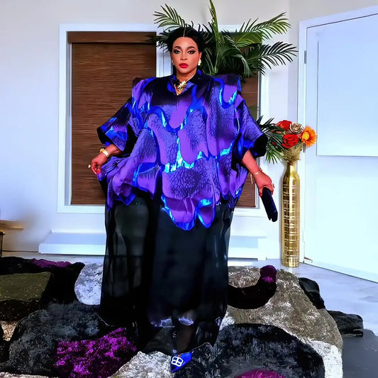 Women’s Luxury African 2-Piece Dress Set | Elegant Fashion Outfit