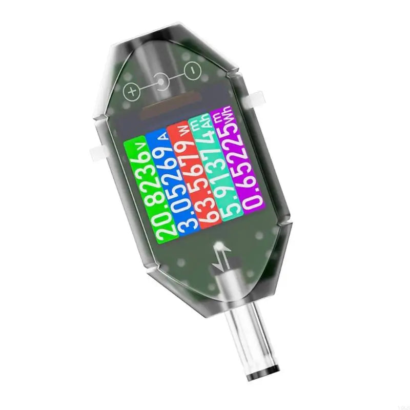 Digital Battery Tester Meter – Real-Time Current & Power Monitor with Rotatable Color Display