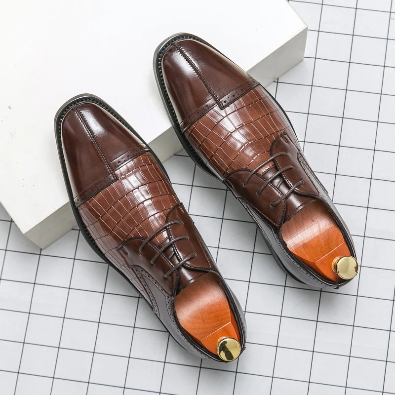 Men’s British Style Leather Shoes – Casual & Formal Footwear