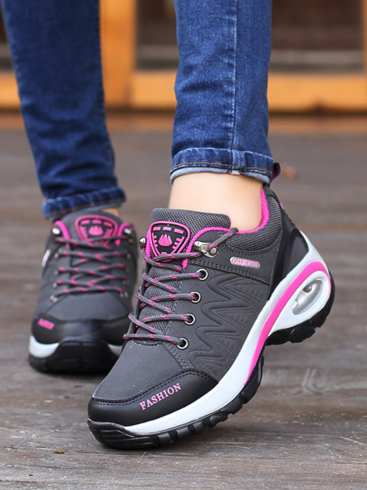 Ladies’ Chunky Wedge Sneakers – Designer Casual Sports Shoes