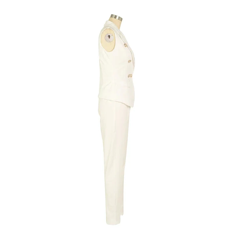 AMEHE Women’s 2-Piece Office Matching Suit Set