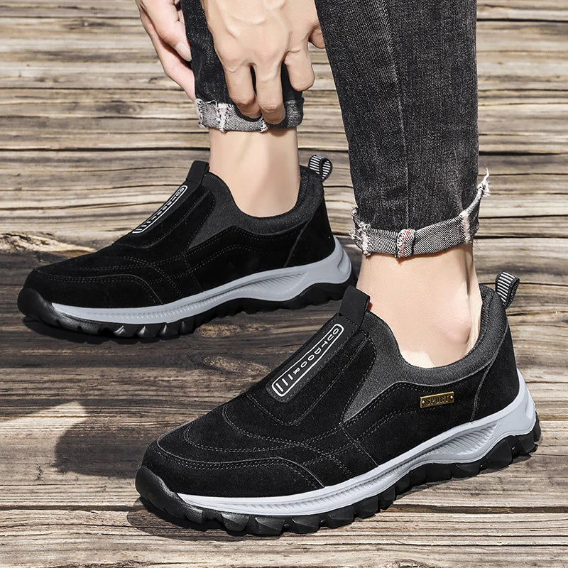 Men’s Lightweight Walking Shoes – Non-Slip Outdoor Hiking Sneakers for Comfort & Casual Wear