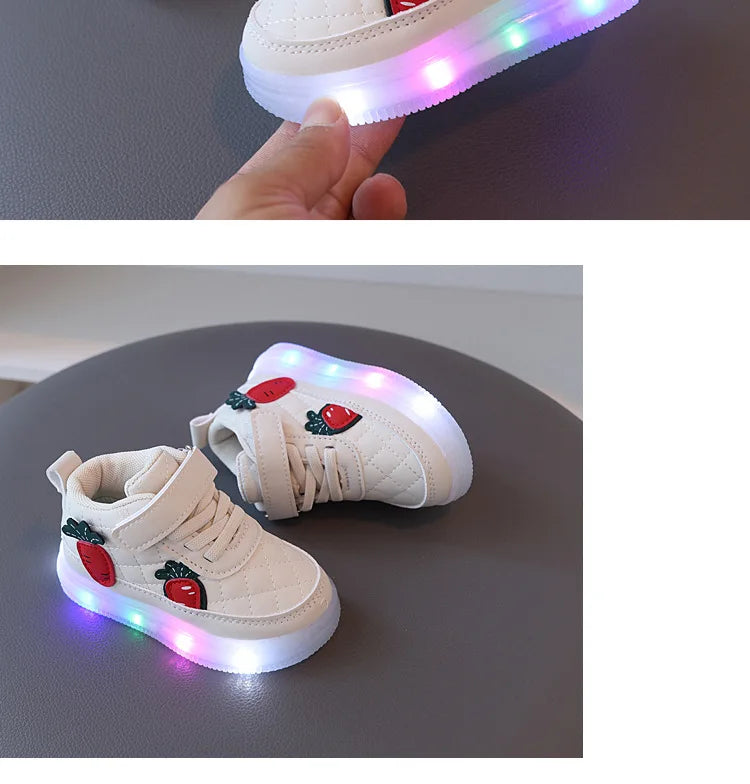 Boys & Girls Light-Up Sneakers – Cute, Soft Sole Shoes