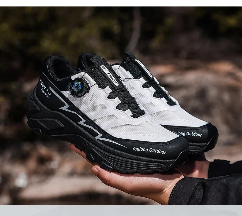 Men’s Running Shoes 2026 – Breathable Mesh Hiking & Walking Sneakers for Outdoor Sports & Cushion Comfort
