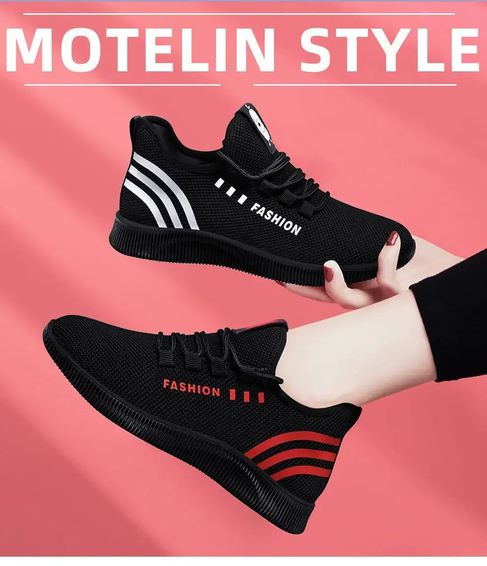 Lightweight Running Shoes – Women’s Breathable Sneakers with Adjustable Fit for Gym, Travel & Work
