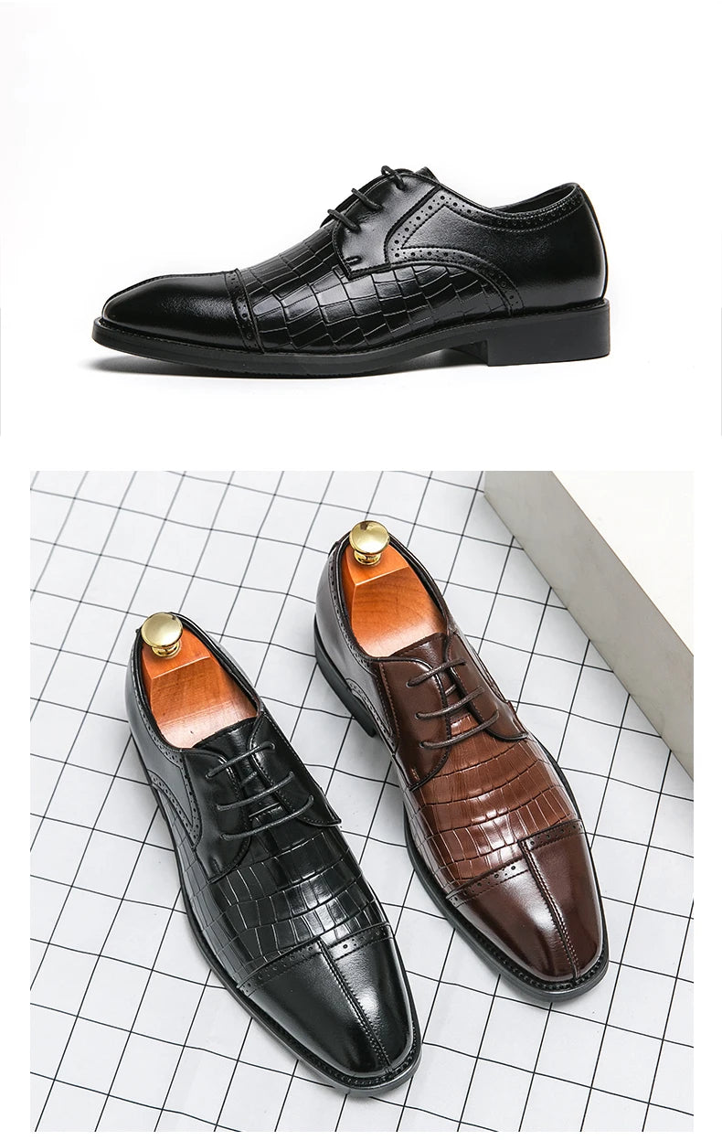 Men’s British Style Leather Shoes – Casual & Formal Footwear