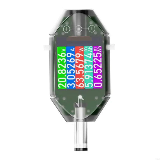 Digital Battery Tester Meter – Real-Time Current & Power Monitor with Rotatable Color Display