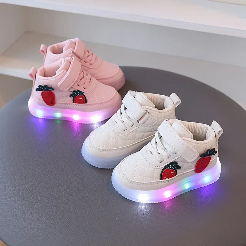 Boys & Girls Light-Up Sneakers – Cute, Soft Sole Shoes