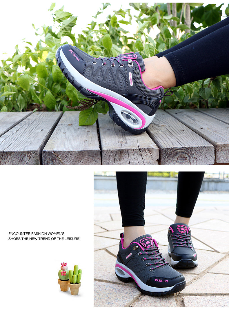 Ladies’ Chunky Wedge Sneakers – Designer Casual Sports Shoes