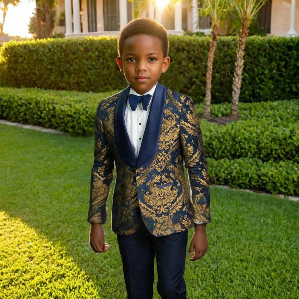 AMEHE Boys’ Formal Blazer & Pants Set