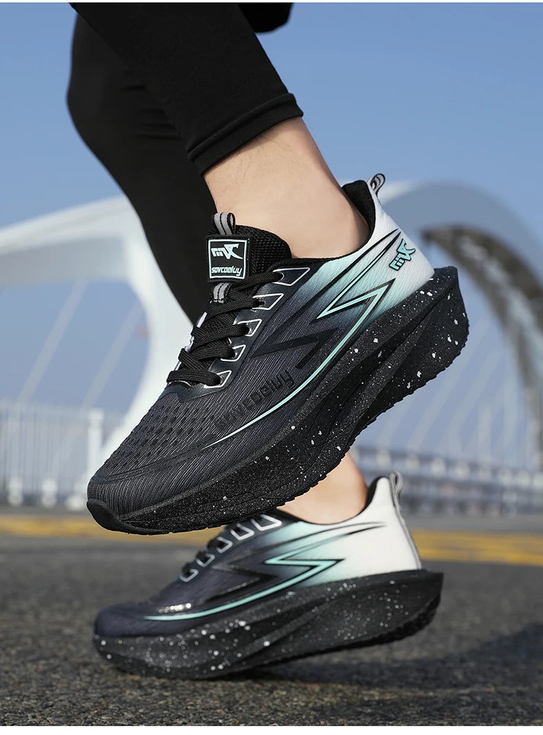 Lightweight Carbon Plate Running Shoes – Men’s & Women’s Athletic Sneakers for Marathon, Walking & Training
