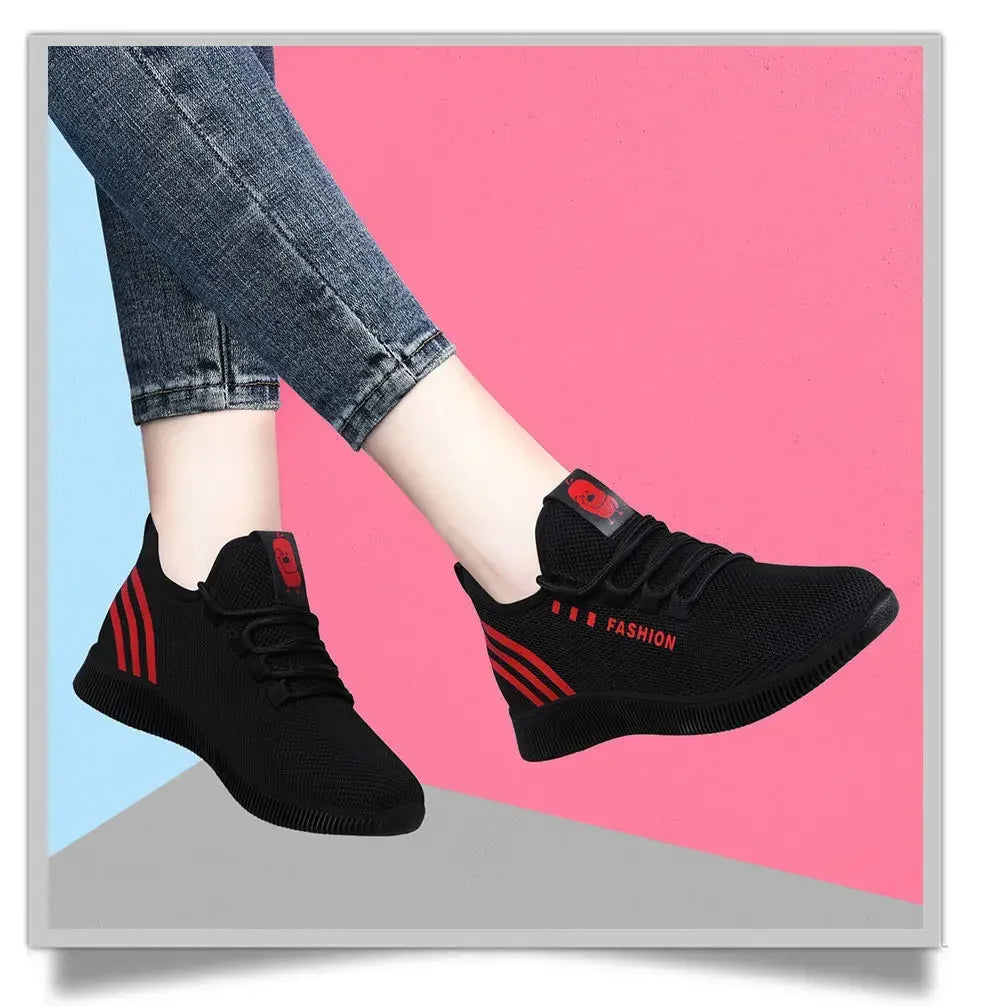 Lightweight Running Shoes – Women’s Breathable Sneakers with Adjustable Fit for Gym, Travel & Work