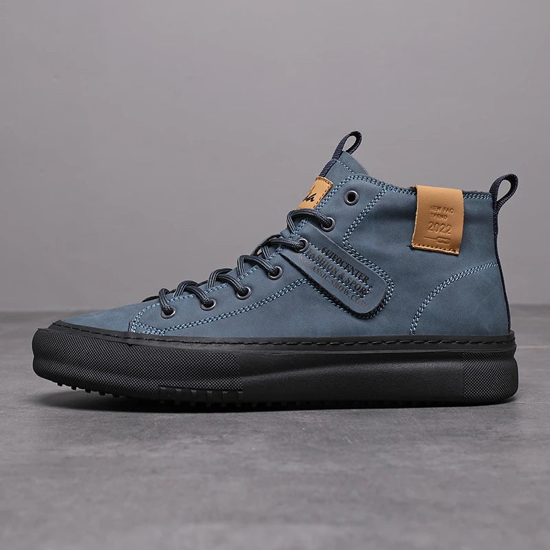 Men’s Trendy High-Top Shoes – Comfortable Business & Formal
