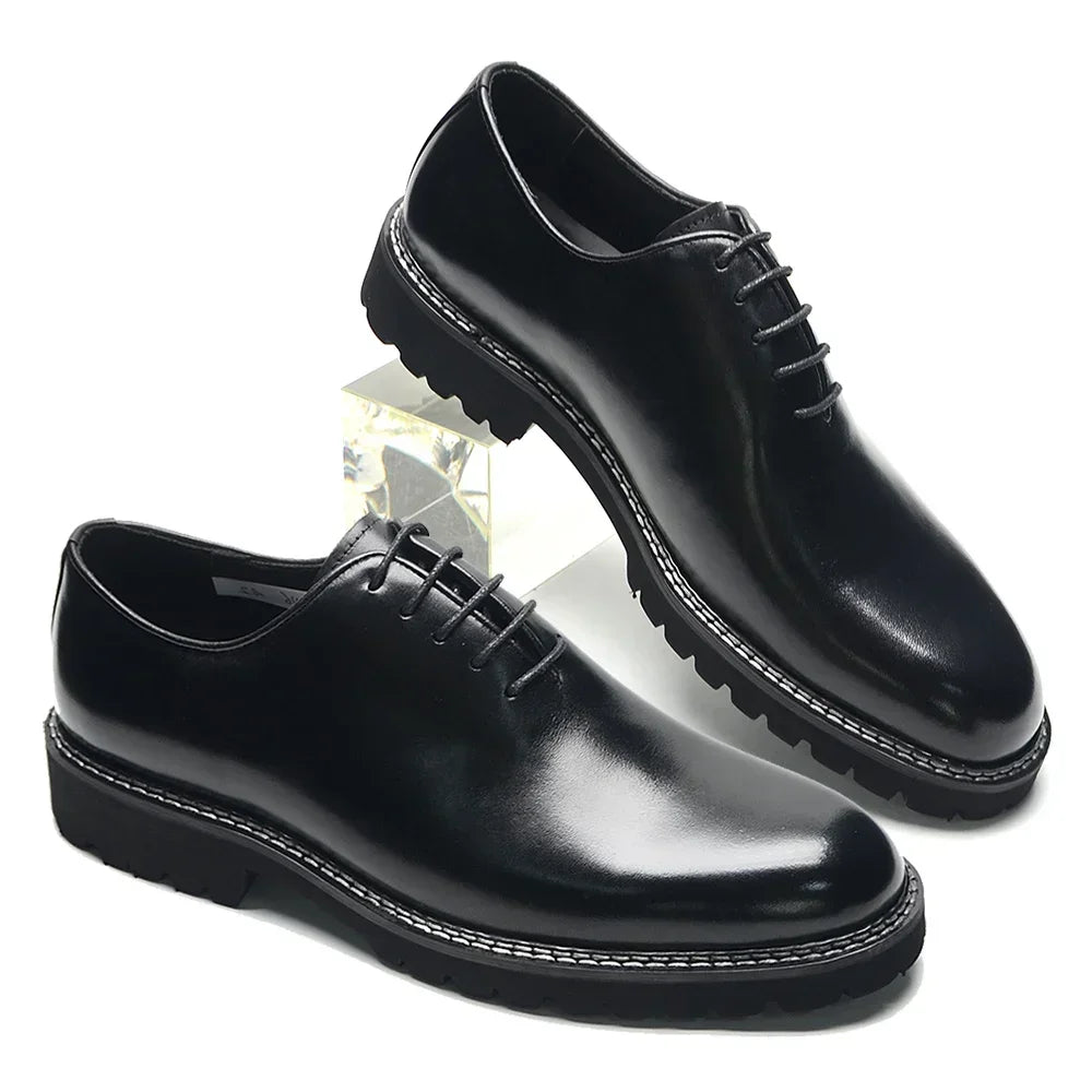 Elegant Men’s Leather Oxfords – Office & Social Shoes