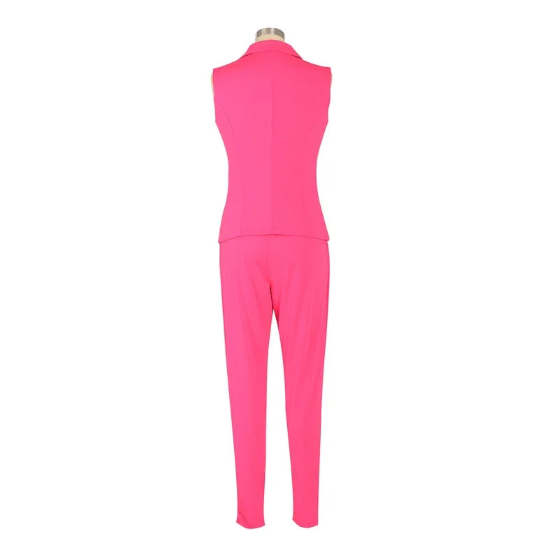 AMEHE Women’s 2-Piece Office Matching Suit Set