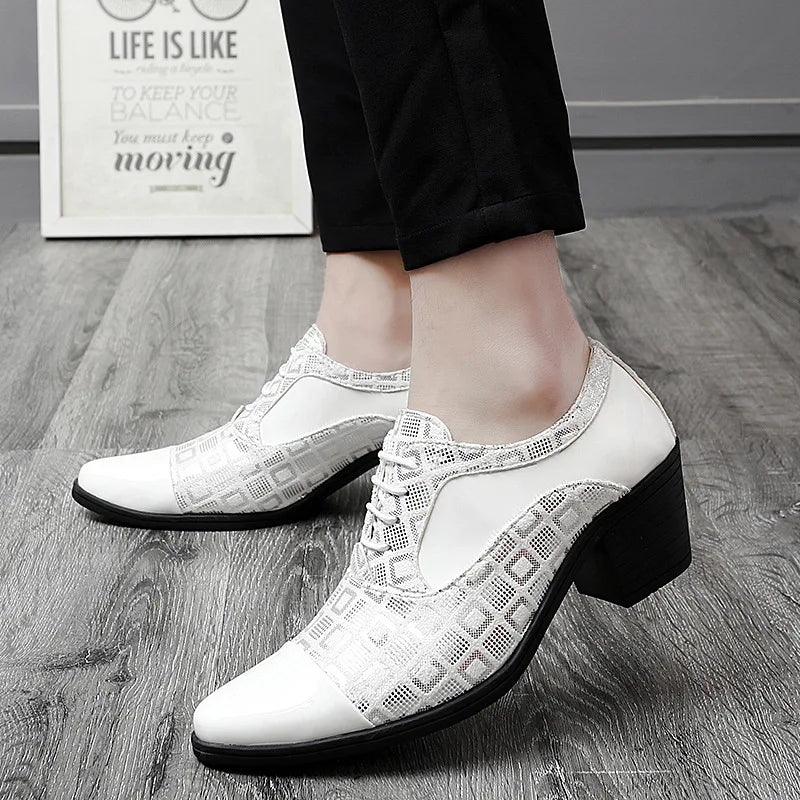 Luxury Men’s Dress Shoes – Pointed Toe Oxford for Parties