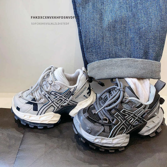 2025 Spring Kids’ Korean-Style Mesh Sneakers