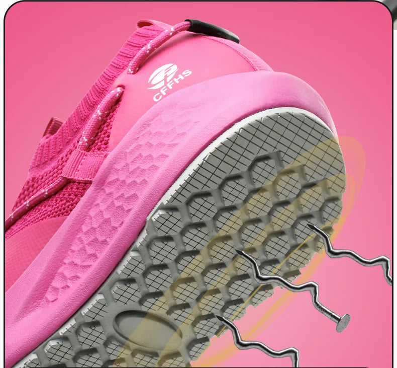 Ladies’ Safety Work Sneakers – Non-Slip, Puncture-Resistant