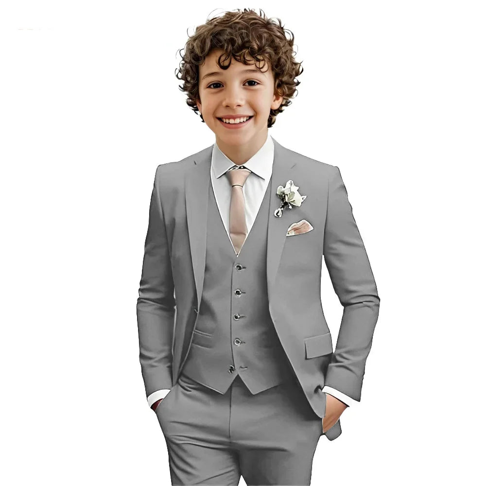 AMEHE Boys’ 3-Piece Formal Suit Set