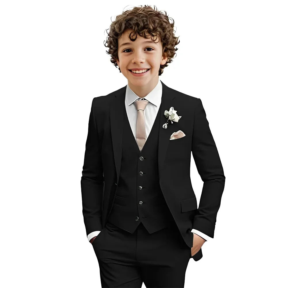 AMEHE Boys’ 3-Piece Formal Suit Set