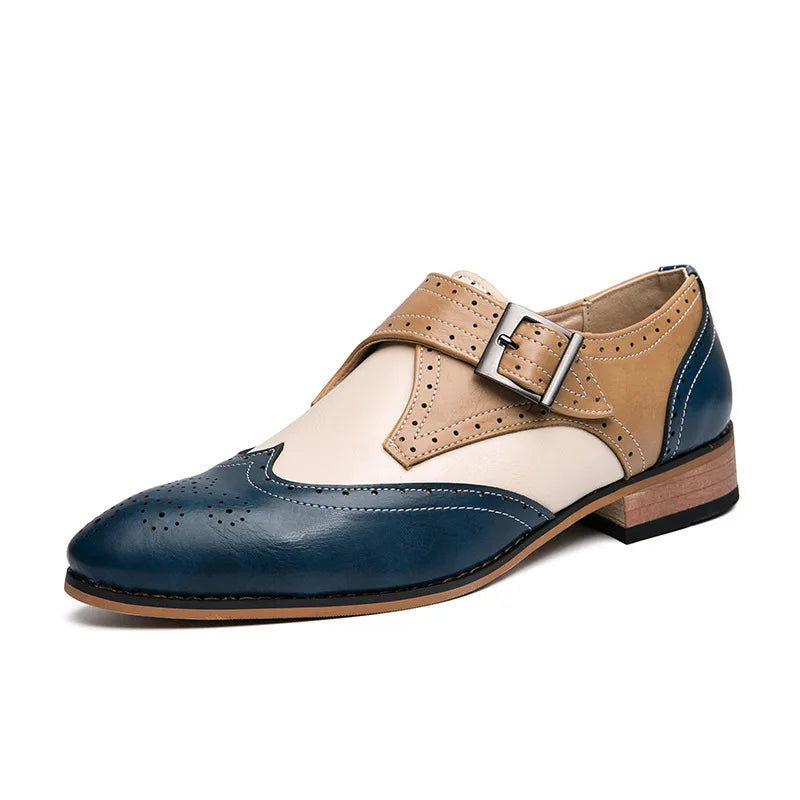 Men’s Fashion Brogue Shoes – Elegant Leather Formal Footwear