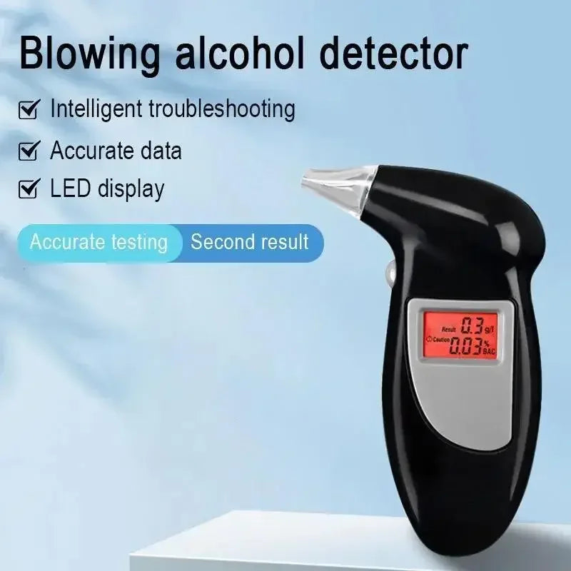 Digital Breath Alcohol Tester – Portable Blood Alcohol Content Analyzer with LCD Display
