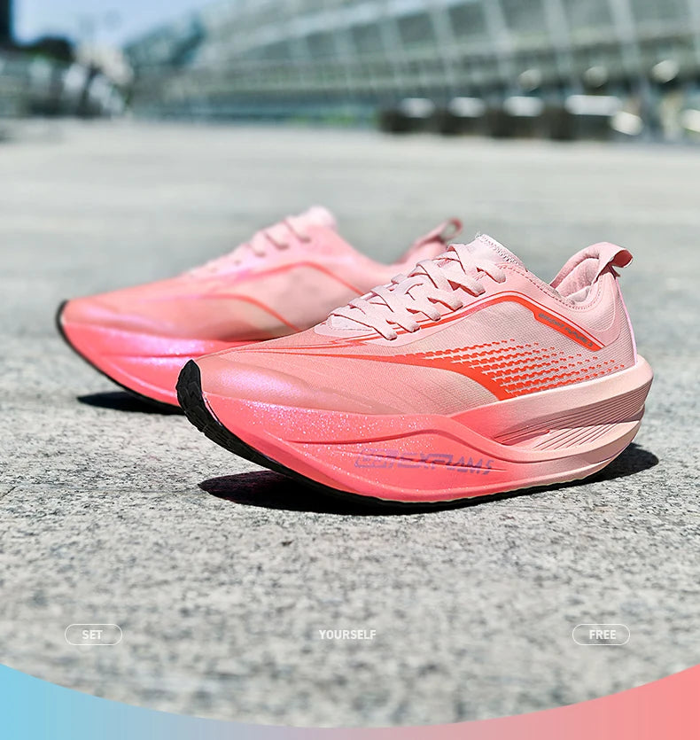 Carbon Plate Running Shoes – Lightweight Marathon Sneakers for Men & Women, Breathable Anti-Slip Athletic Sports Shoes
