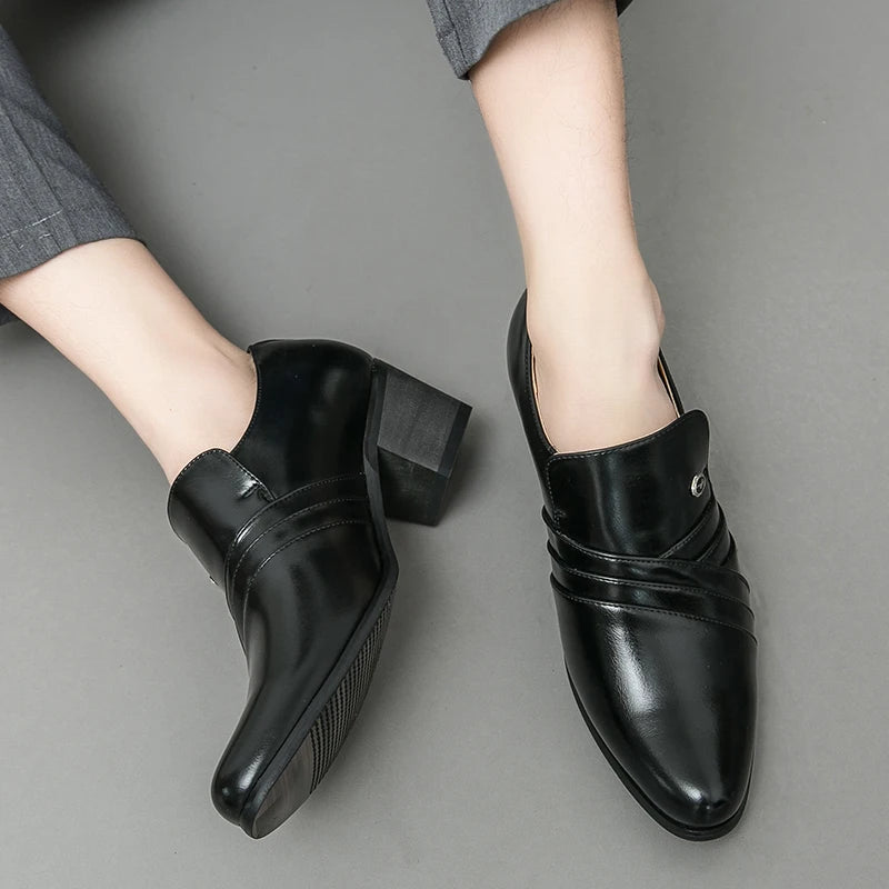 High-End Men’s Formal Shoes – Business & Wedding Leather Shoes