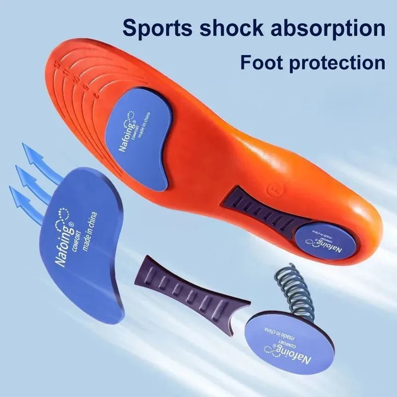 Sport Orthopedic Insoles – EVA Shock-Absorbing Shoe Inserts for Running, Basketball & Walking