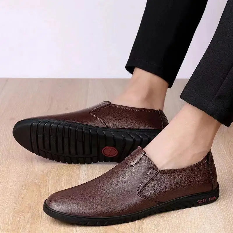 Men’s Classic Leather Dress Shoes – Office & Party Style