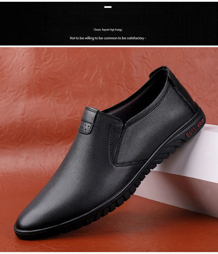 Men’s Classic Leather Dress Shoes – Office & Party Style