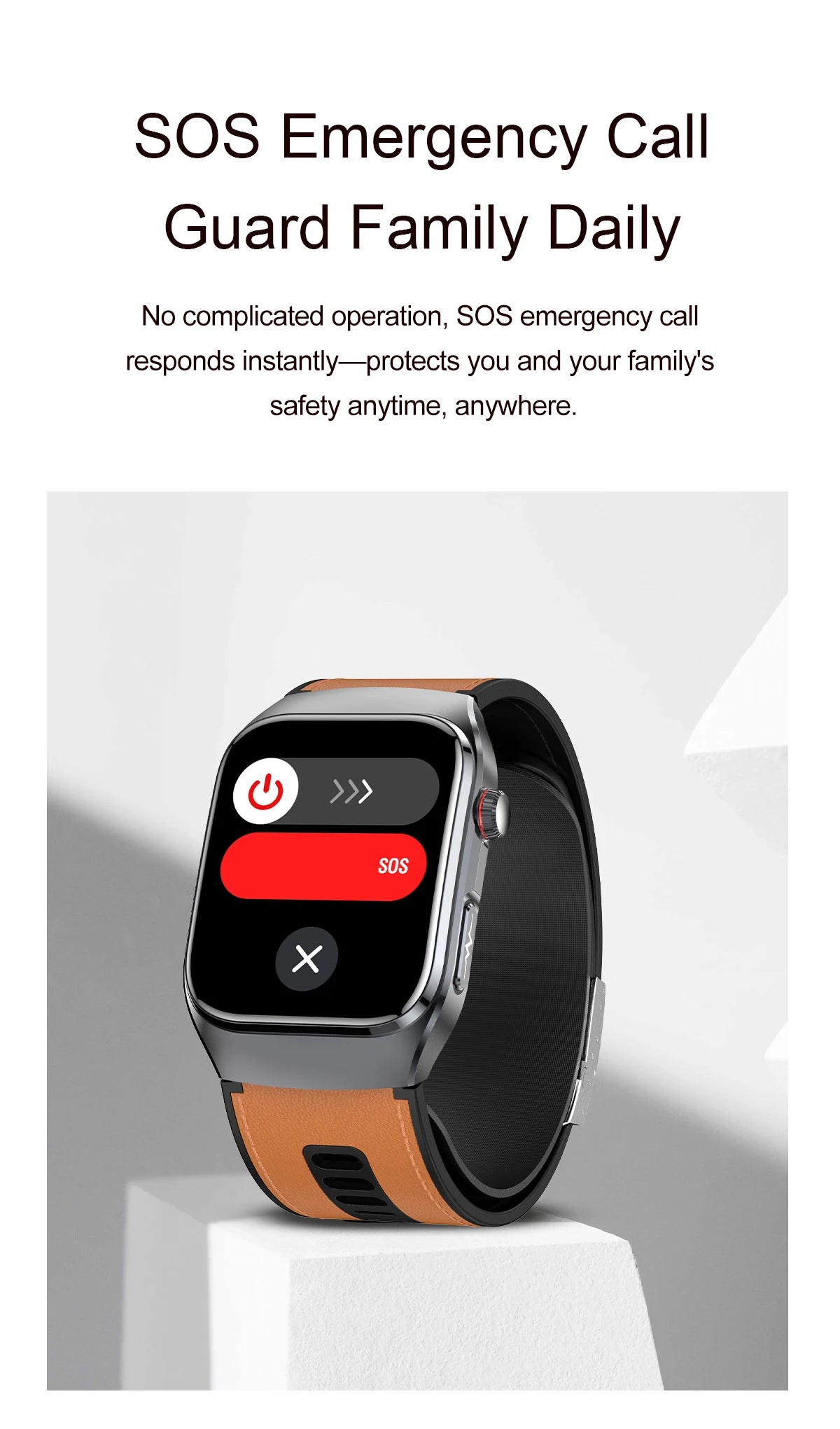 Smart Health Watch with ECG & Blood Pressure Monitoring – AMOLED Fitness Tracker Bracelet