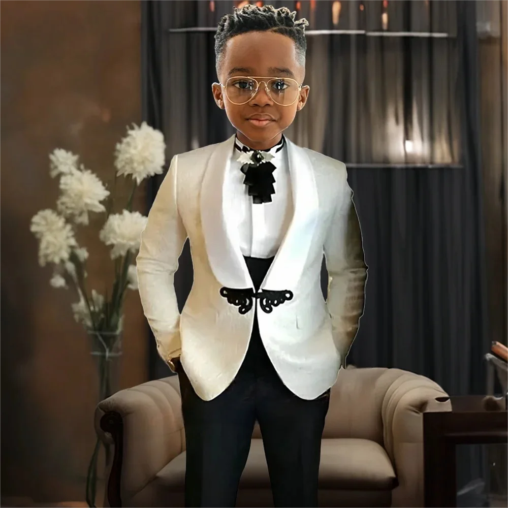 AMEHE Boys’ Luxury 3-Piece Tuxedo