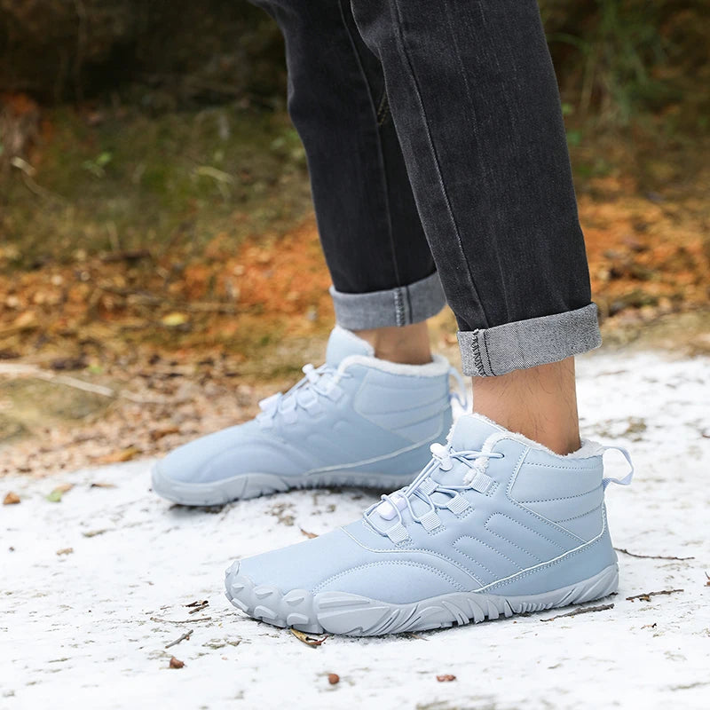 Winter Barefoot Shoes – Waterproof Non-Slip Outdoor Sneakers for Men & Women