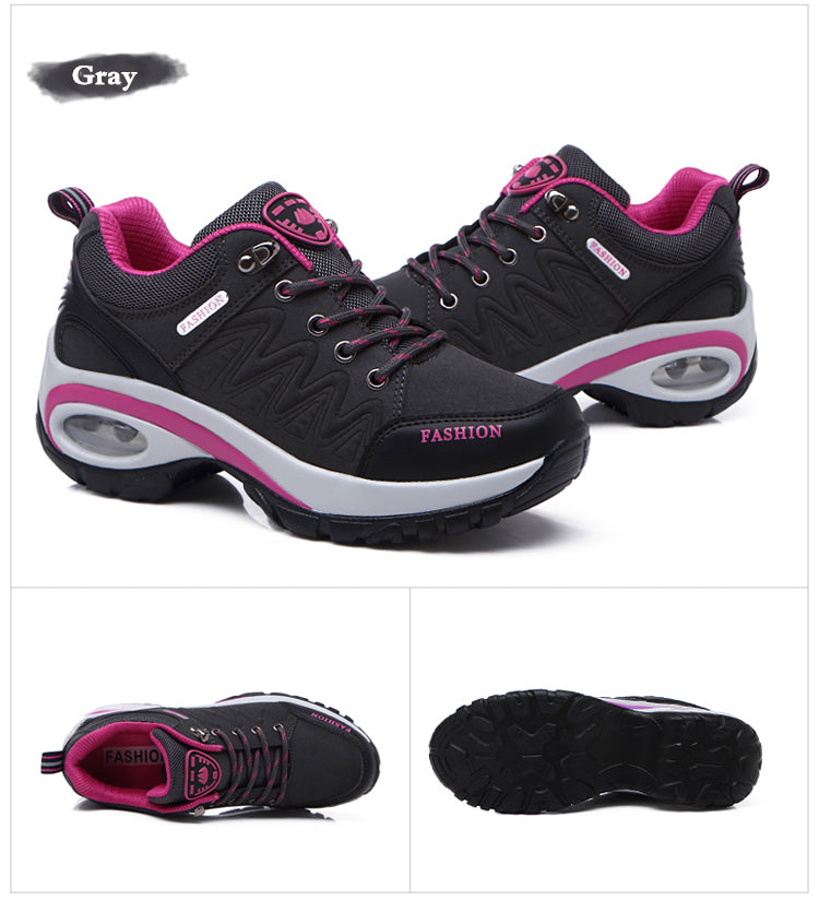 Ladies’ Chunky Wedge Sneakers – Designer Casual Sports Shoes