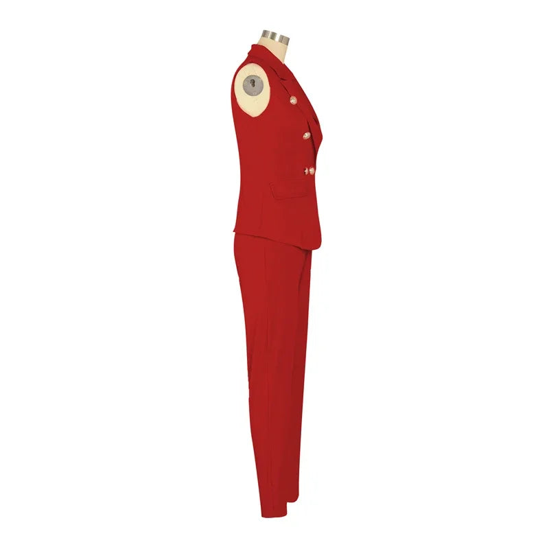 AMEHE Women’s 2-Piece Office Matching Suit Set