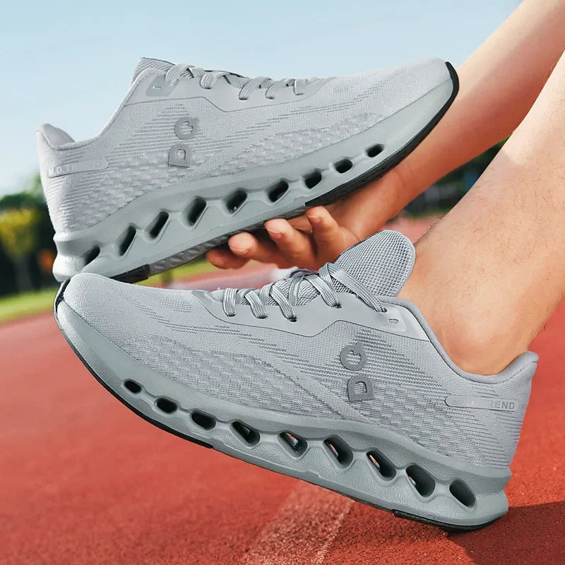 Fashion Cushioning Running Shoes – Lightweight Breathable Tennis & Sports Sneakers for Menual Walking Footwear