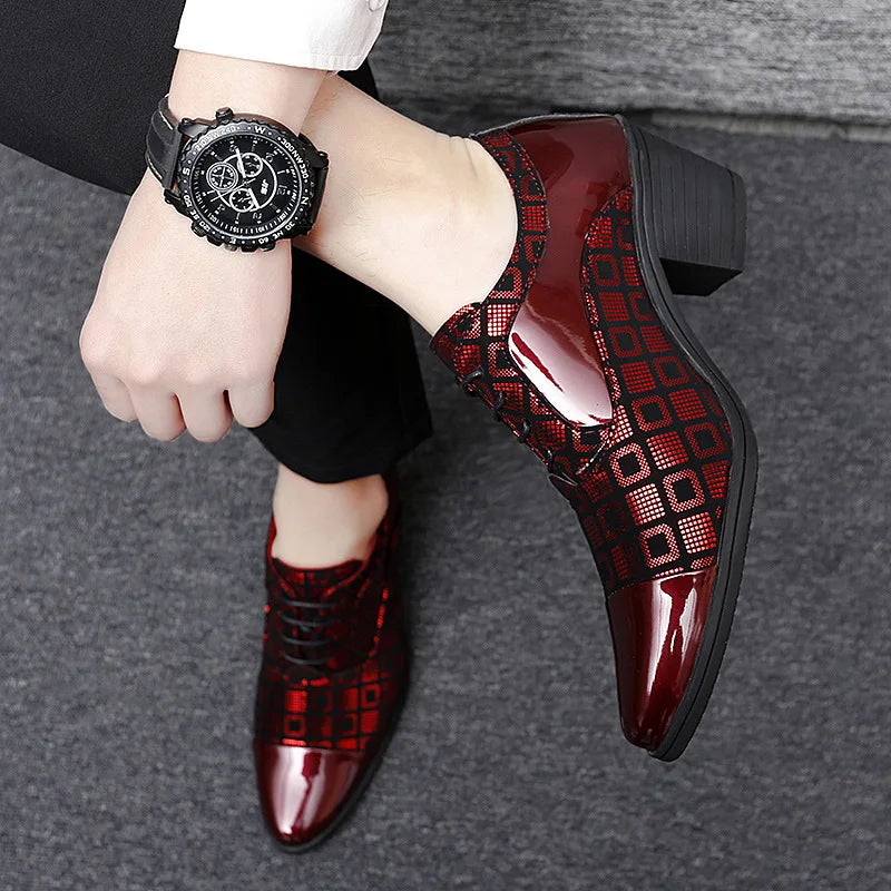 Luxury Men’s Dress Shoes – Pointed Toe Oxford for Parties