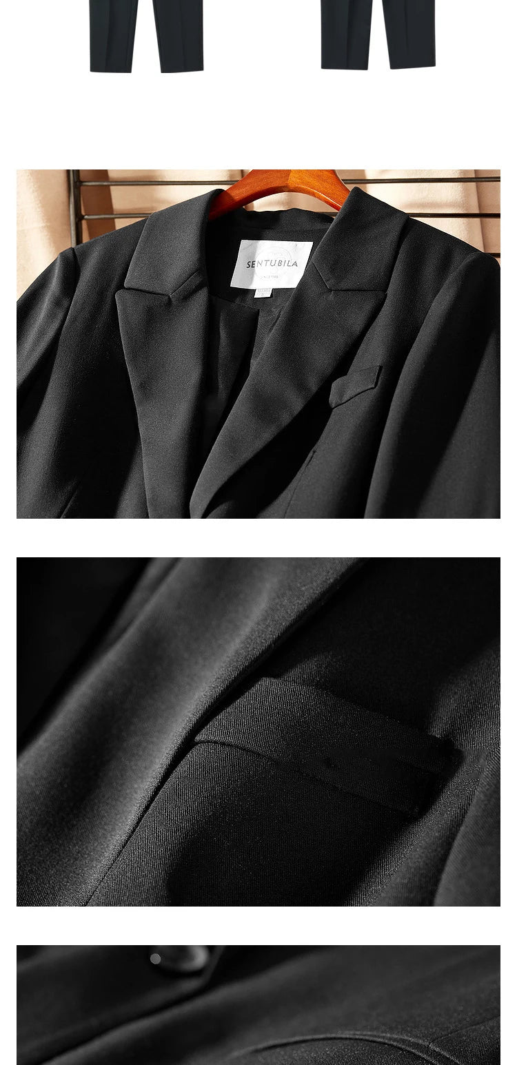 AMEHE Women’s Office Blazer & Pants Set – Stylish 2-Piece Outfit