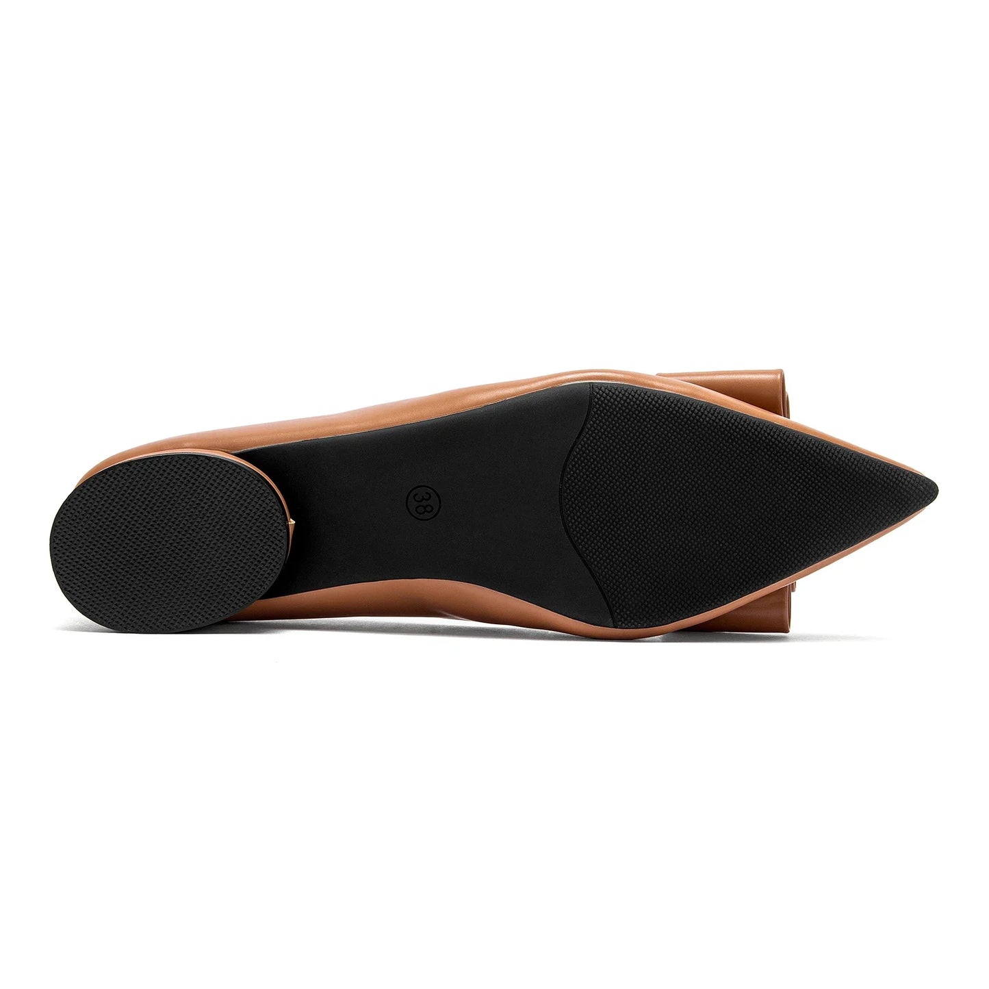 Women’s Fashion Flats – PU Leather, Bowknot Design